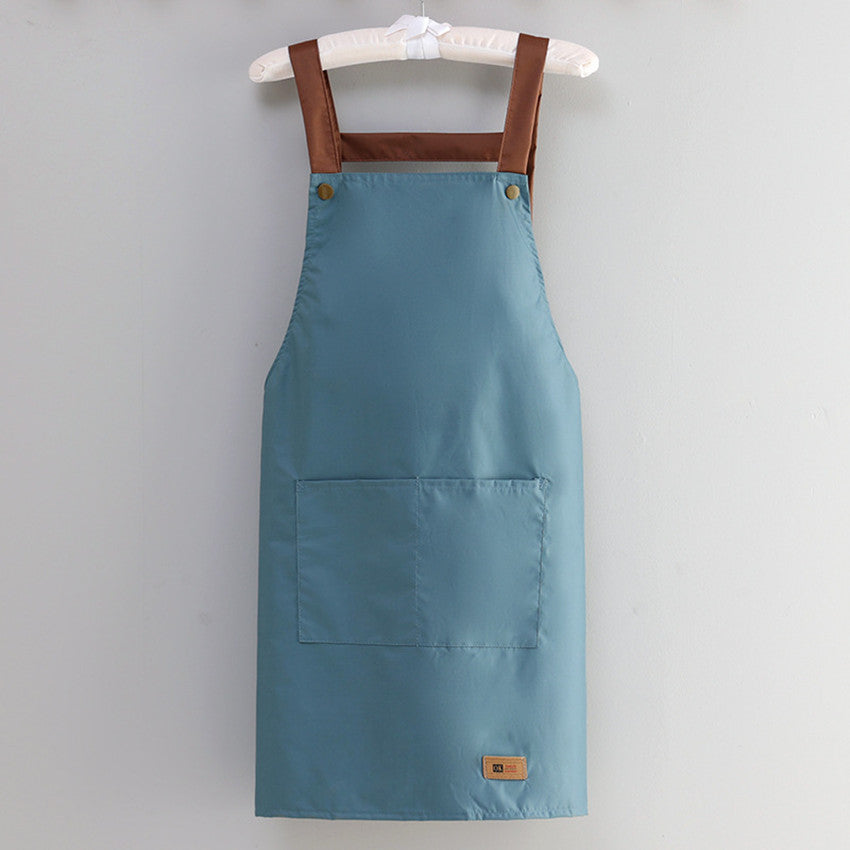 Waterproof Kitchen Apron with Big Pocket