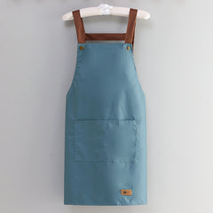Waterproof Kitchen Apron with Big Pocket