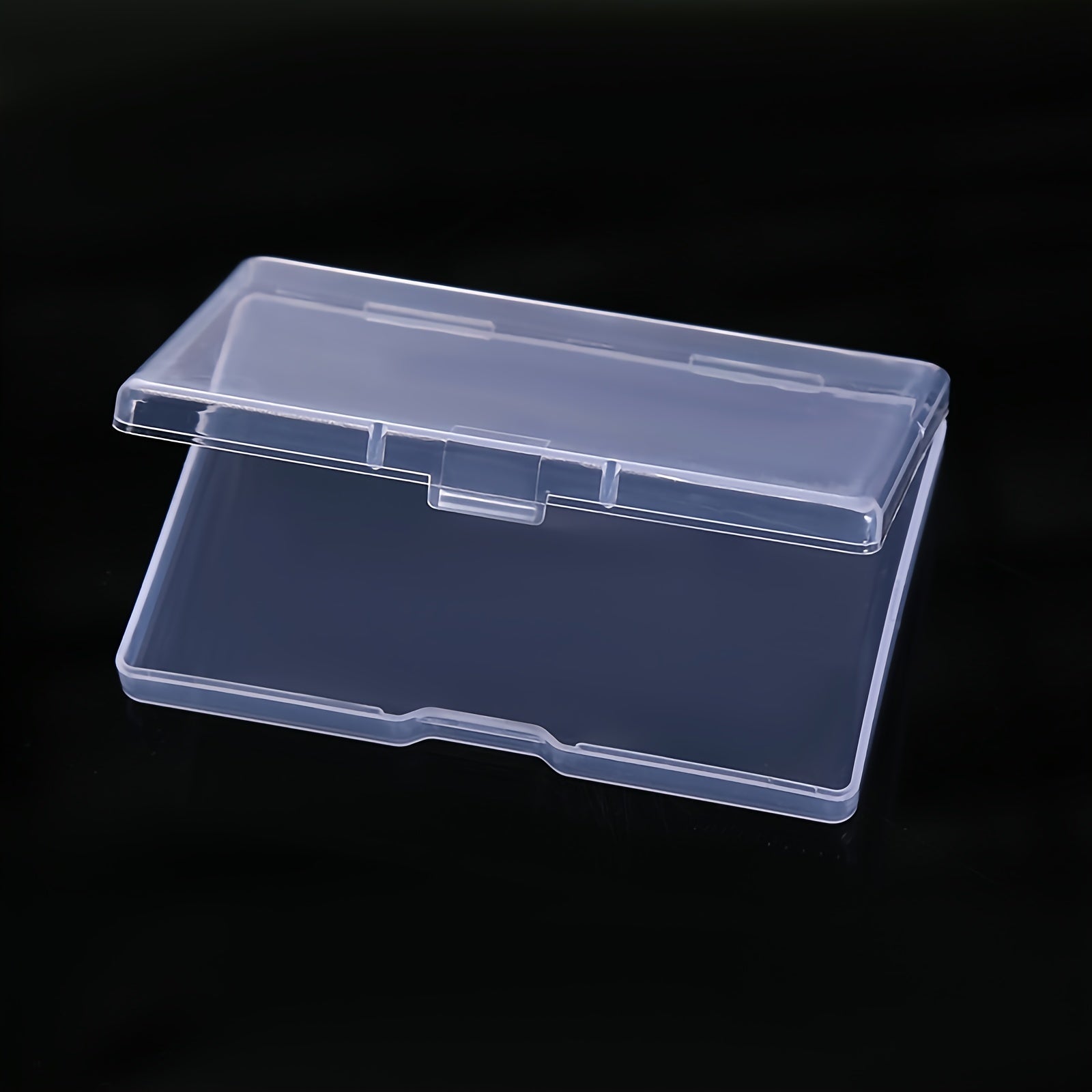 Portable Square Plastic Box for Cards, Jewelry & Notes