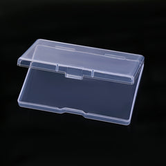 Portable Square Plastic Box for Cards, Jewelry & Notes