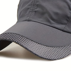 Mesh Sun Hat Quick Drying Baseball Cap for Men