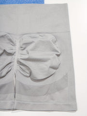High Waist Yoga Shorts Women Butt Lifting Activewear Running Fitness