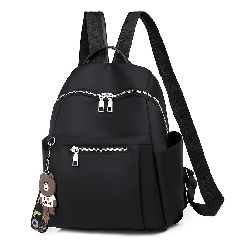 Zipper Backpack Adjustable Strap Casual Travel Backpack
