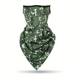 Camouflage Breathable Neck Gaiters Sunscreen Face Mask
