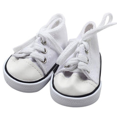 Lace up Canvas Sneakers for 18" Girl Dolls - Accessories Not Included