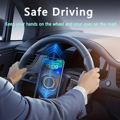 Metal Magnetic Car Phone Holder Without Gravity Steering Wheel