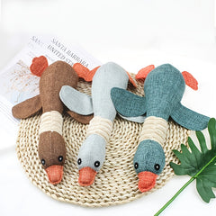 Plush Squeaky Pet Chew Toy for Dogs & Cats