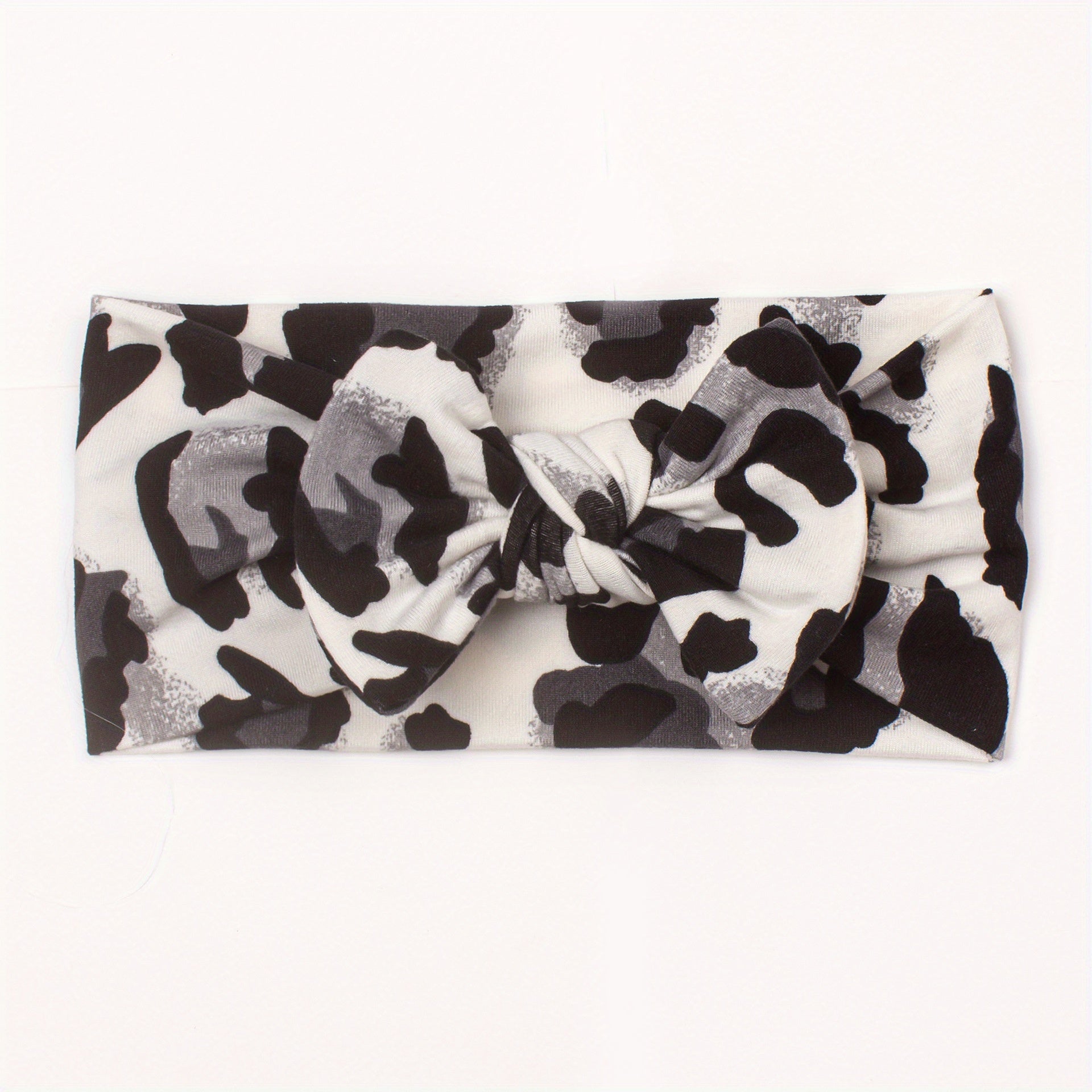 Leopard Bow Headband for Babies Girls