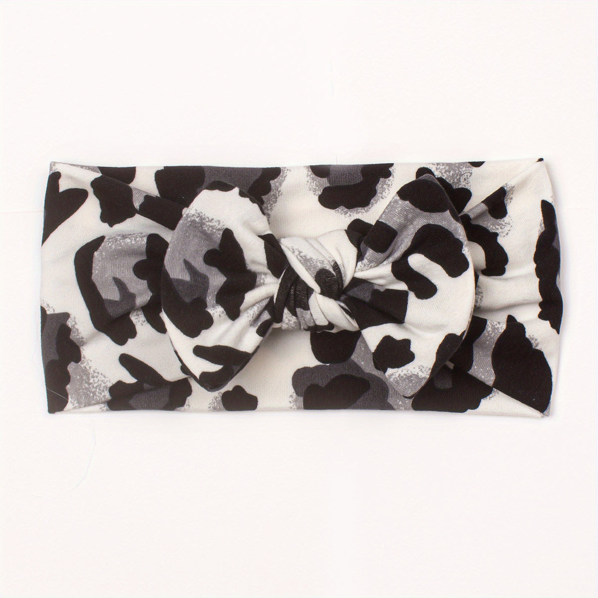 Leopard Bow Headband for Babies Girls