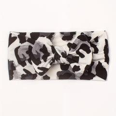 Leopard Bow Headband for Babies Girls
