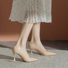 Women's Nude Stiletto Heels Shoes