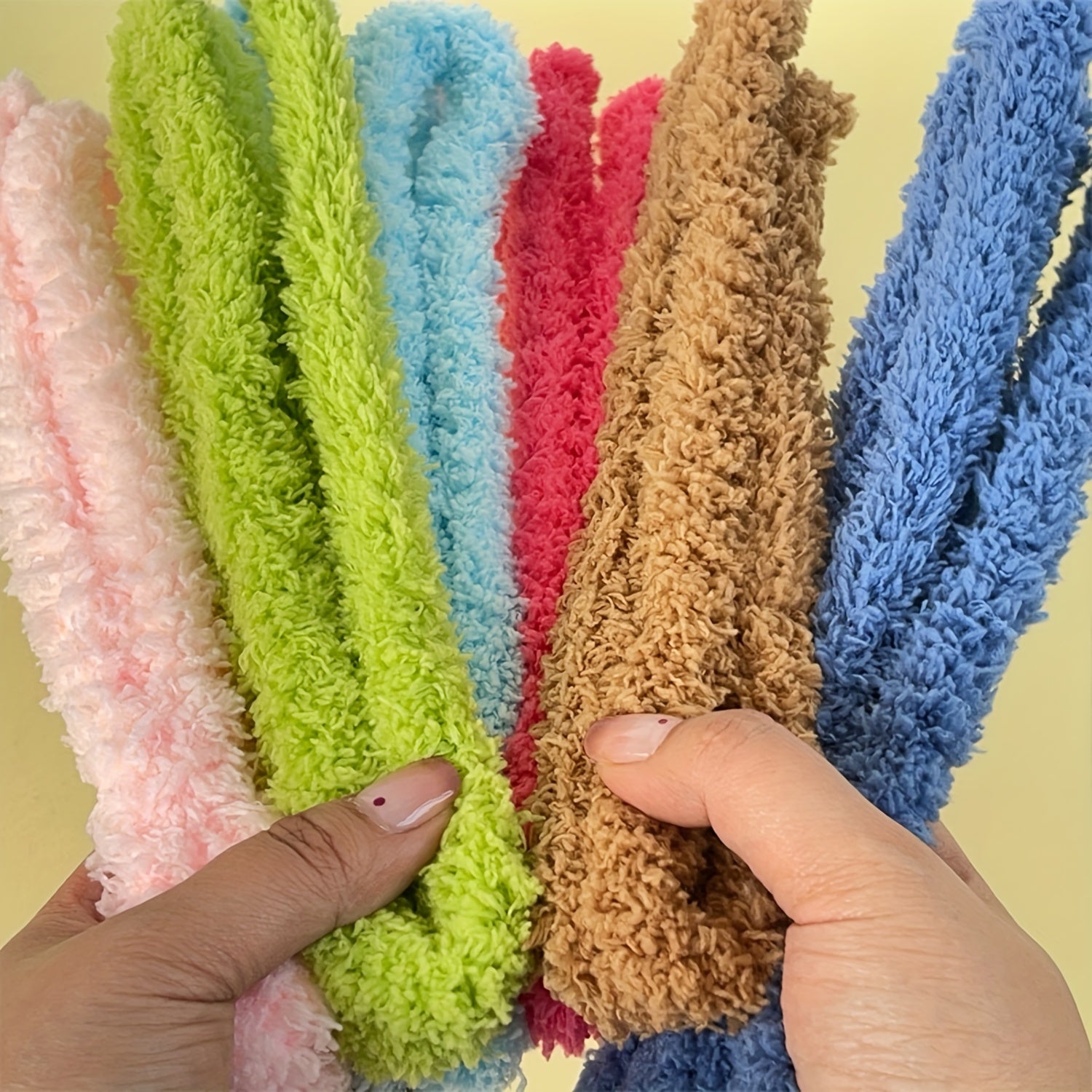 Mixed Plush Pipe Cleaners 10pcs Set for DIY Crafts