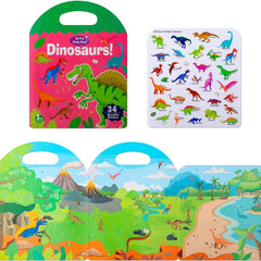 Portable Children's Quiet Books Cartoons Stickers Music Education Toys