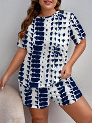  Tie Dye Tee & Shorts Lounge Set
