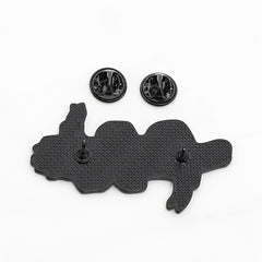 Seaweed Charm Brooch Enamel Safety Pin Punk Style Clothing Bag Accessory