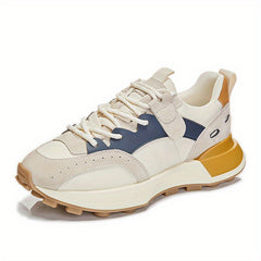 Women's Non-Slip Low Top Skate Shoes Thick Bottom Comfort Lace Up Sneaker