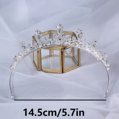 Crystal Bridal Princess Crown Wedding Tiara Rhinestone Hair Band