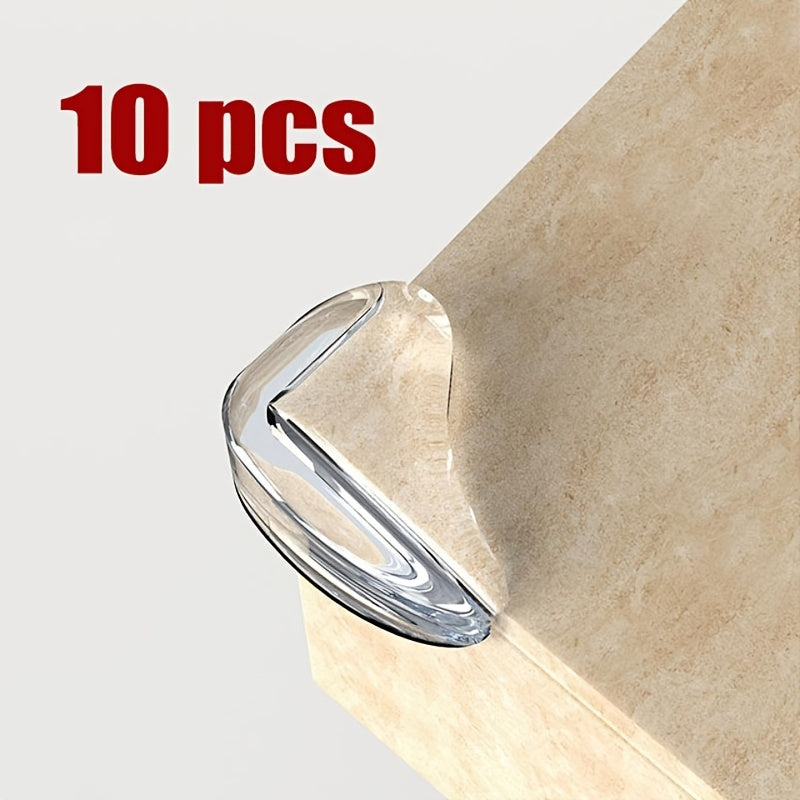 10pcs Water Drop Anti-collision Corner Children's Transparent Furniture Table