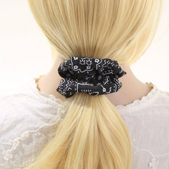 6PCS Paisley Flower Print Hair Tie High Elasticity Headband Hair Accessories