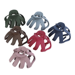 Large Hair Claw Clips for Thick Hair Matte Finish Octopus Style Non-Slip Jaw