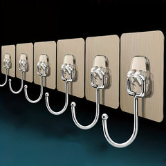 Large Adhesive Wall Hooks for Bathroom Kitchen Room - 40pcs