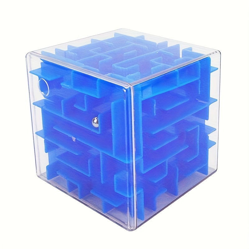 3D Cube Maze Marble Run ABS Puzzle Toy for Kids