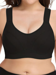  Comfy Sports Bra Full Cover High Impact Supportive Underw