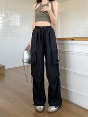 Wide Leg Cargo Pants Spring & Summer Casual Pants