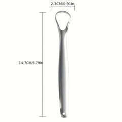 Stainless Steel Tongue Scraper Cleaner for Men Women