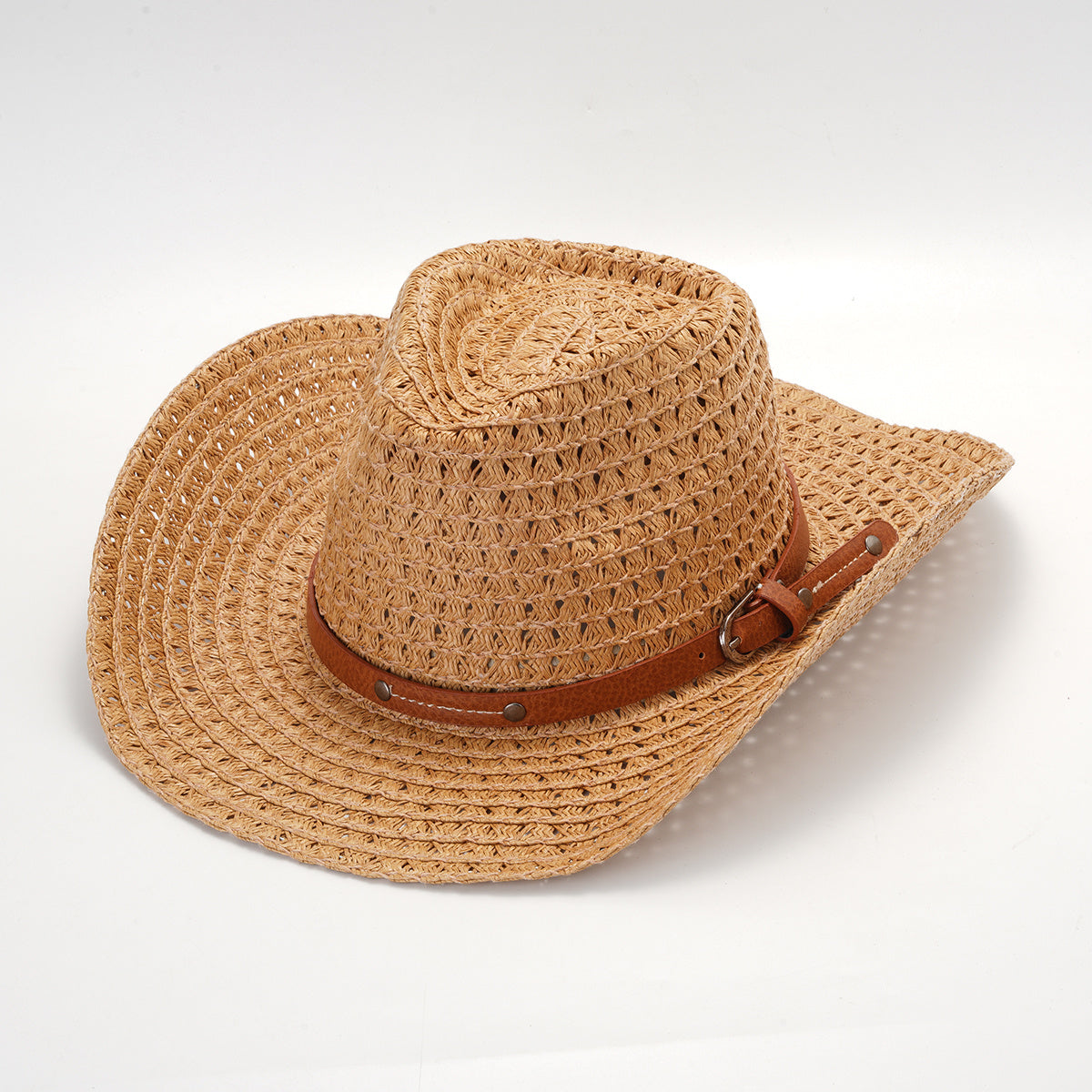 Summer Women Straw Hat Cowboy Hat British Style Beach Fedora