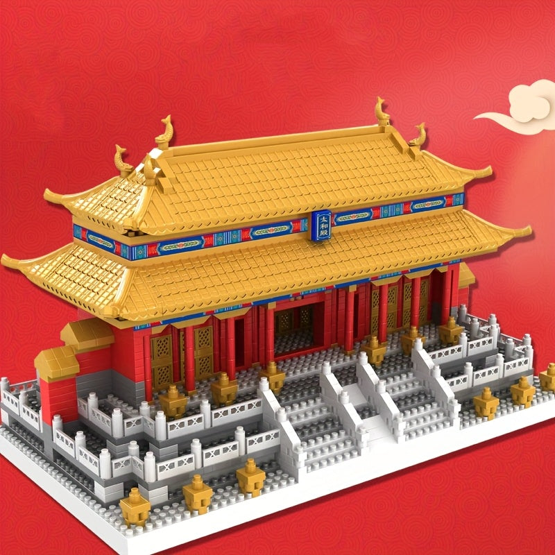 1860pcs Chinese Architecture Building Blocks Set