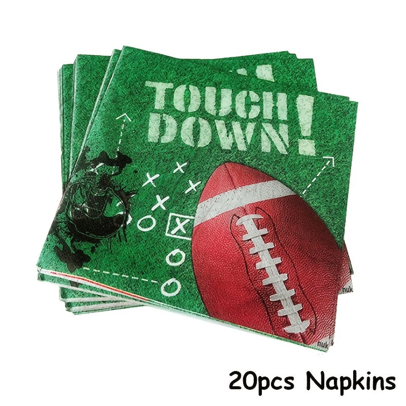 Football Themed Party Supplies for Bowl Celebrations