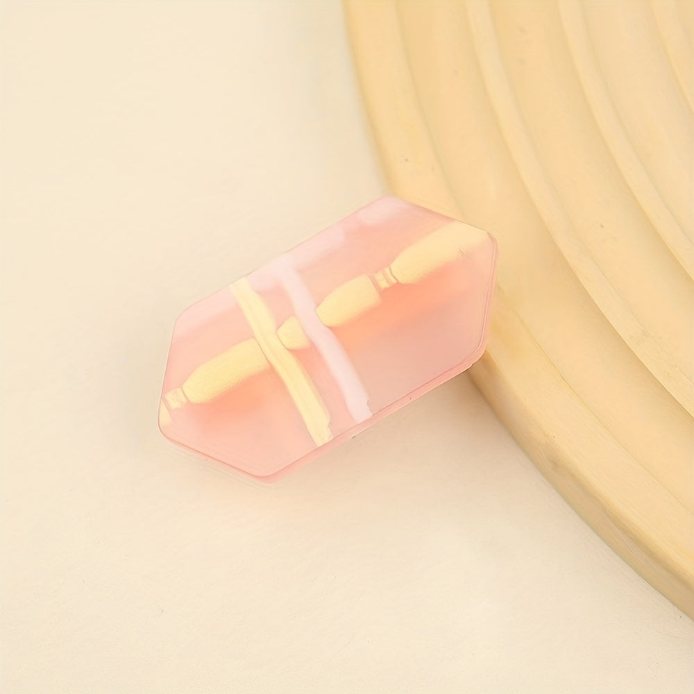 Pink Hair Clip Striped Duck Bill Clip Sweet Hair Accessory for Women Girls