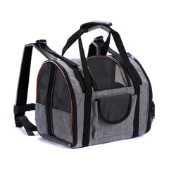 Portable Pet Travel Backpack Foldable Adjustable Bag for Cats and Dogs