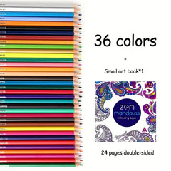 36 Colored Pencils & Sketchbook Set