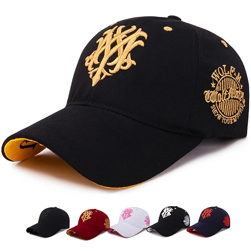 Embroidered Sunshade Sunscreen Baseball Cap For Men And Women