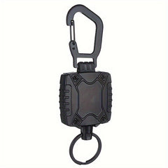 Outdoor Mountaineering Keychain Retractable Keychain With Carabiner