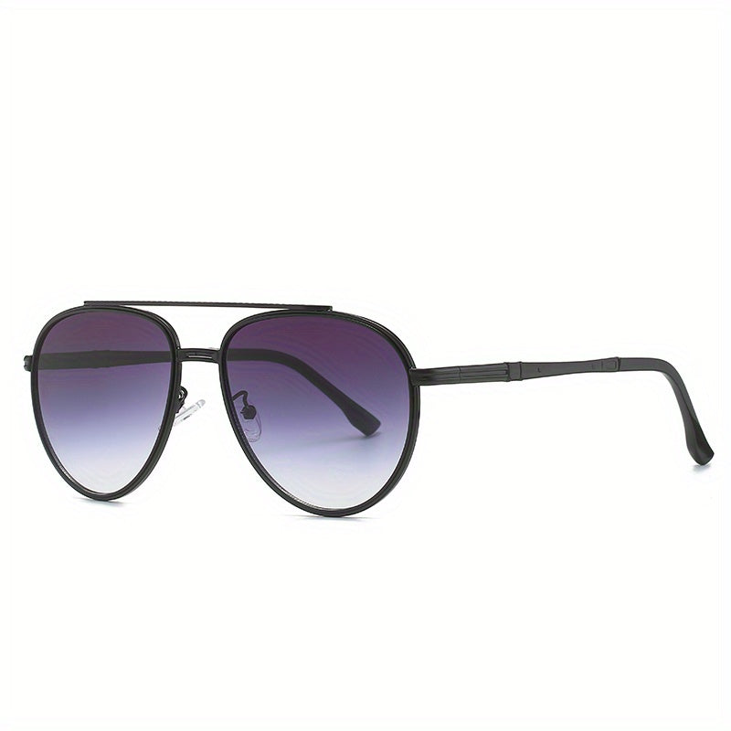 Aviator Sunglasses Retro Ombre UV400 Sun Shades Metal Glasses
