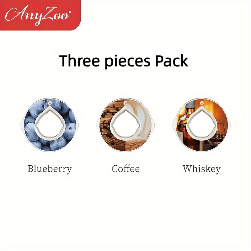 Anyzoo 3pcs Fragrance Pods Cup Scented Ring Cup Accessories