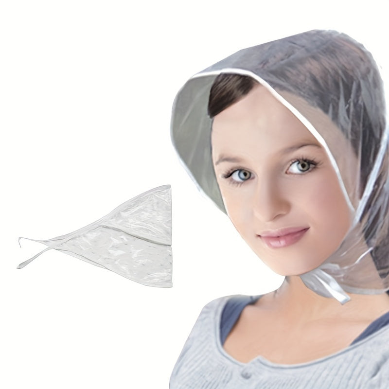 Unisex Plastic Rain Visor Hat Foldable Outdoor Hiking Fishing Cap