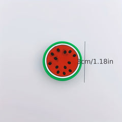 12pcs Fruit Shoe Charm Strawberry Clogs Decoration Set