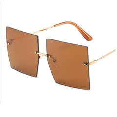 Men Square Frame Sunglasses Outdoor UV Protection