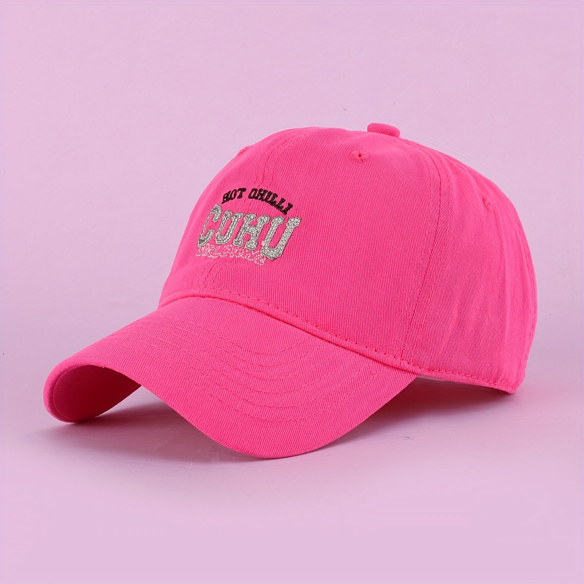 Vintage Washed Cotton Baseball Cap Solid Embroidery Dad Hat Adjustable Unisex
