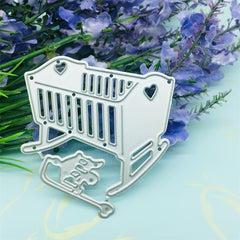 Crib Stroller Metal Cutting Dies for Card Decoration DIY Scrapbooking