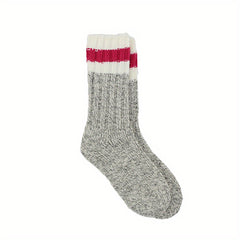 Striped Crew Socks Mid Tube Women's Stockings