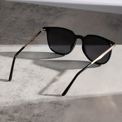 Square Frame Sunglasses Rivet Decor Glasses UV400