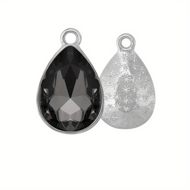 10pcs Charm Crystal Pendant for DIY Jewelry Earrings Bangle Necklace