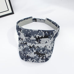 Camouflage Tactical Visor Hat Lightweight UV Protection Running Hat