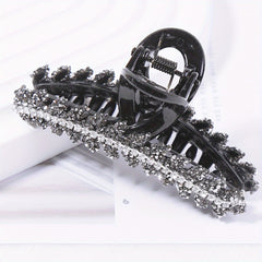 Rhinestone Hair Claw Large Shark Claw Ponytail Holder