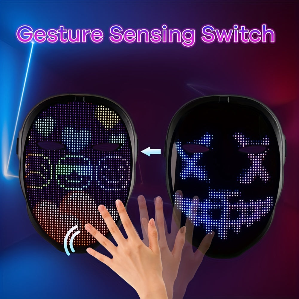 LED Lighted Face Transforming Mask for Fun Parties